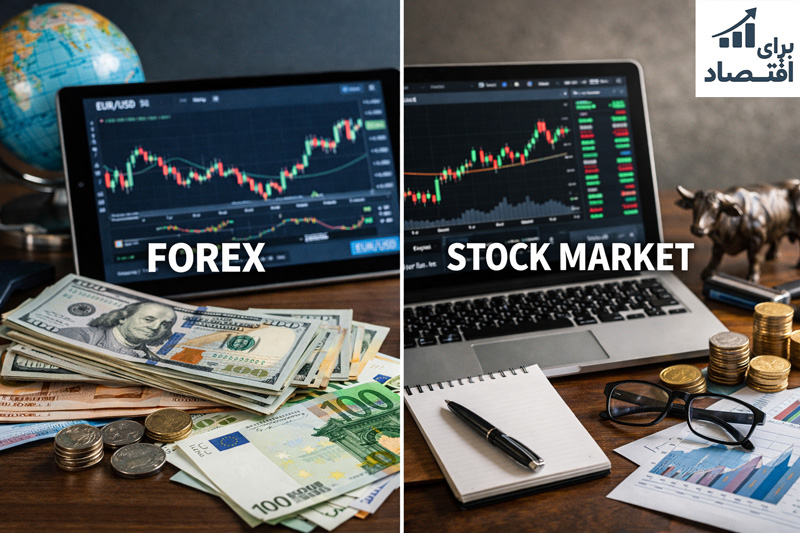 مقایسه بازار فارکس و بورس